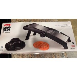 OXO Good Grips Chef Mandoline Slicer Black Adjustable Blade Food Holder